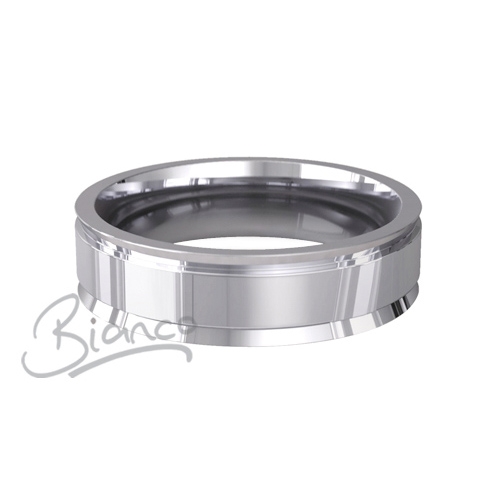 Special Designer Platinum Wedding Ring Insieme 